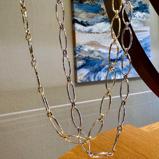 Open Oval Link Necklace