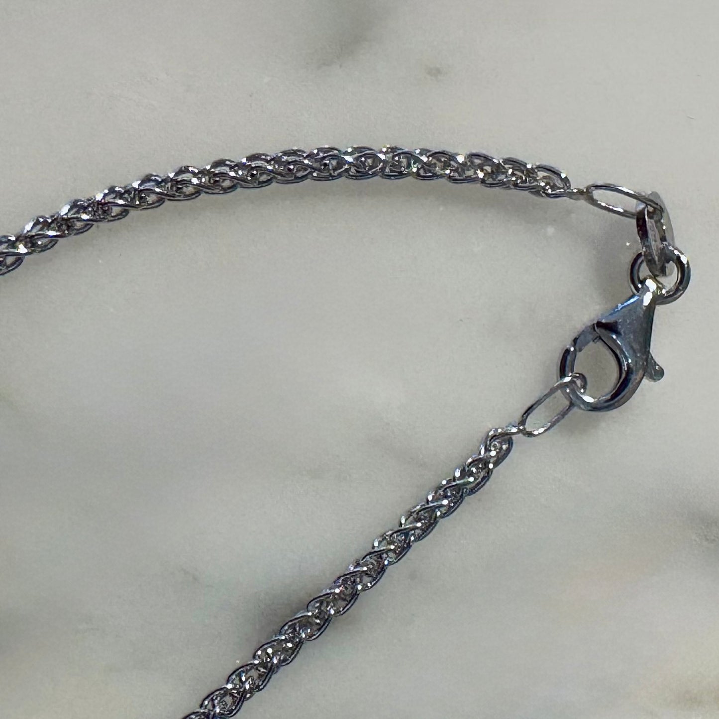 Silver 16" 1.7mm Wheat Chain