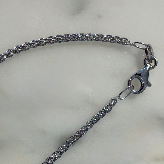 Silver 16" 1.7mm Wheat Chain