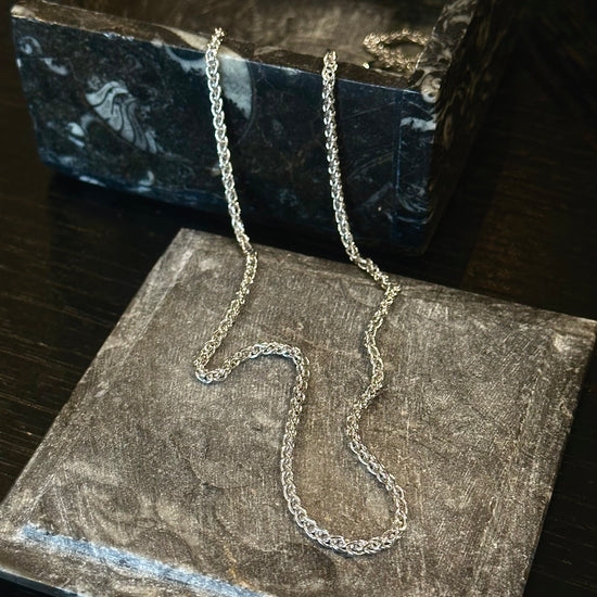 Silver Wheat Chain