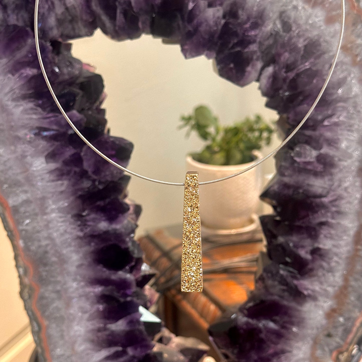 Drusy Pendant