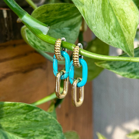 Elongated Oval Hoop Charms