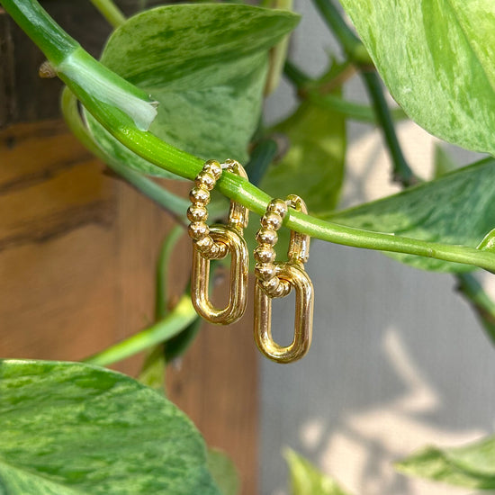 Elongated Oval Hoop Charms
