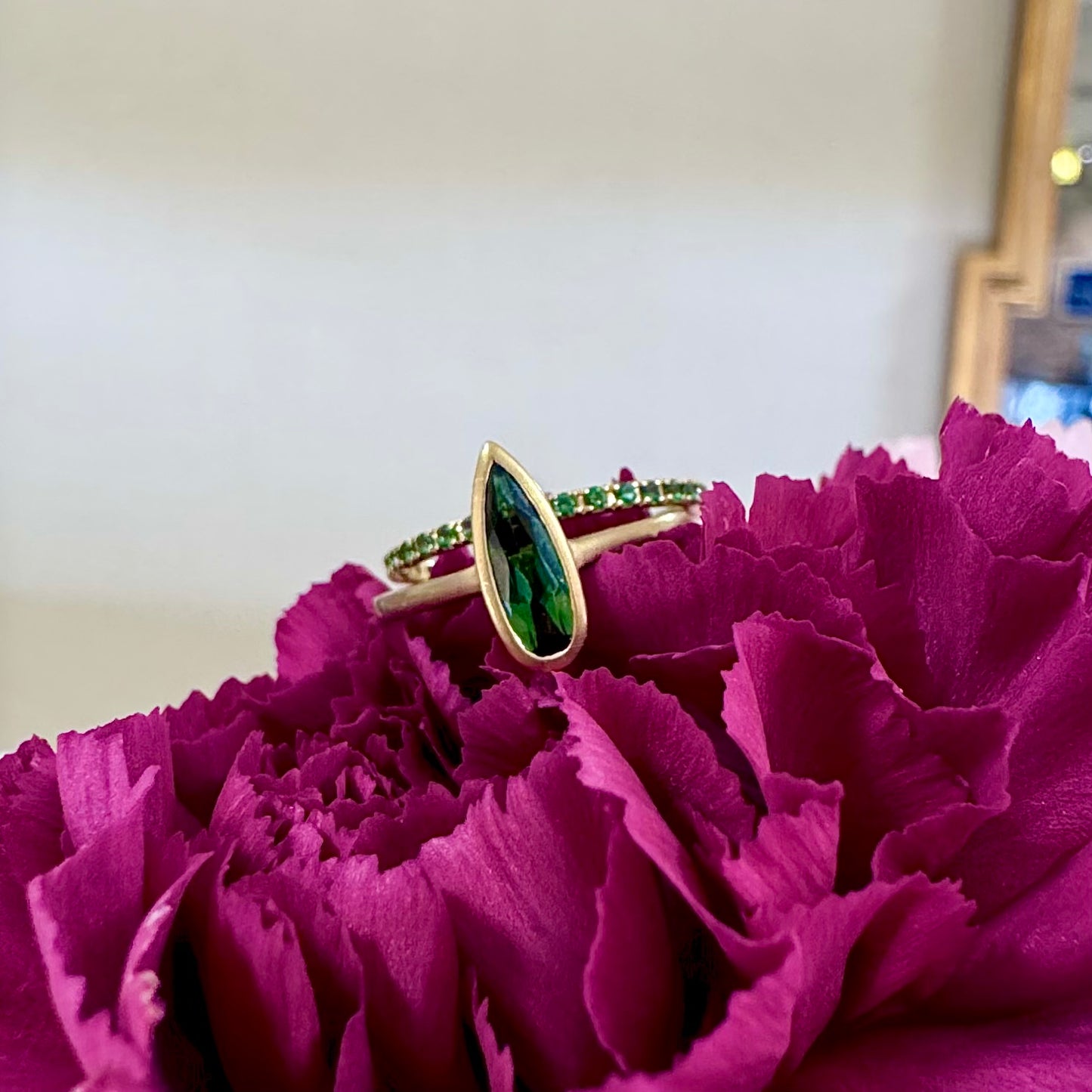 Green Tourmaline Yum Drop
