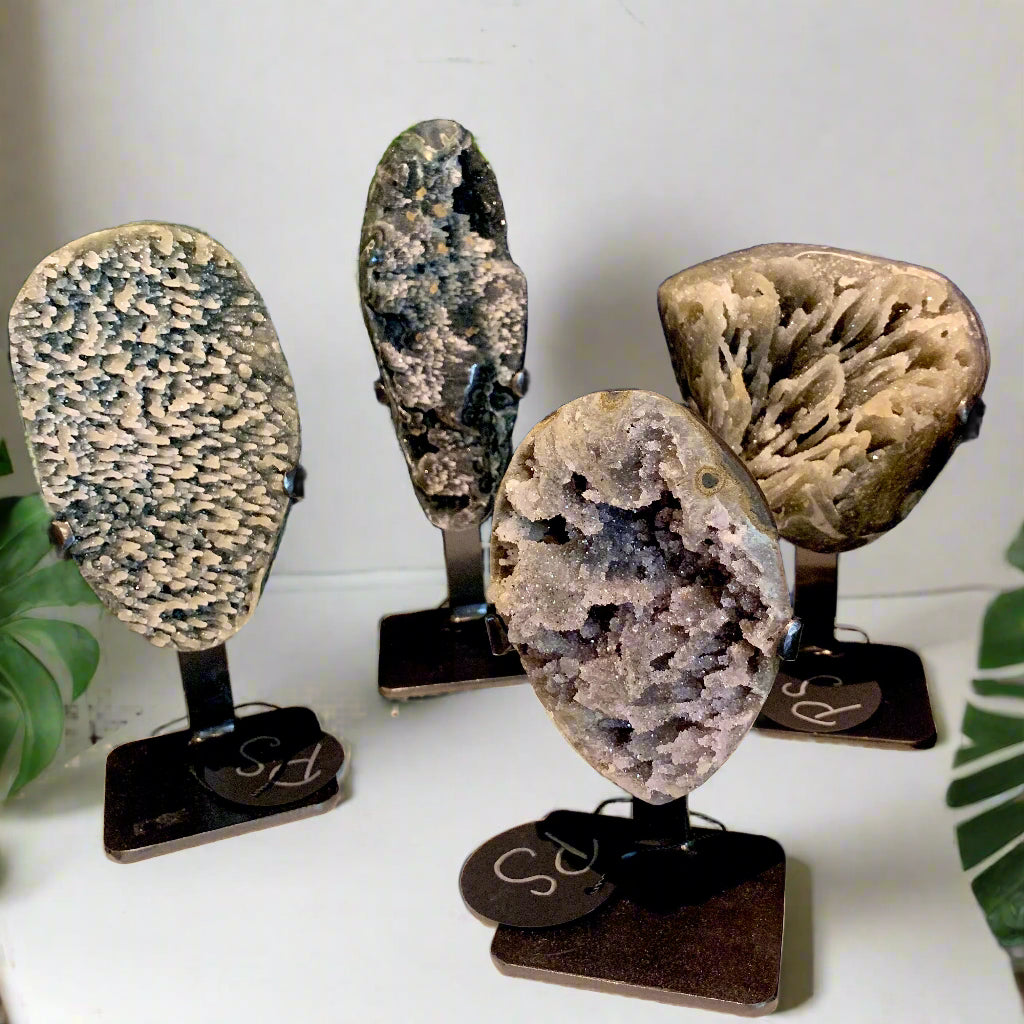 Channeled Druzy Quartz