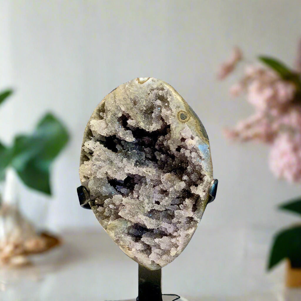 Channeled Druzy Quartz