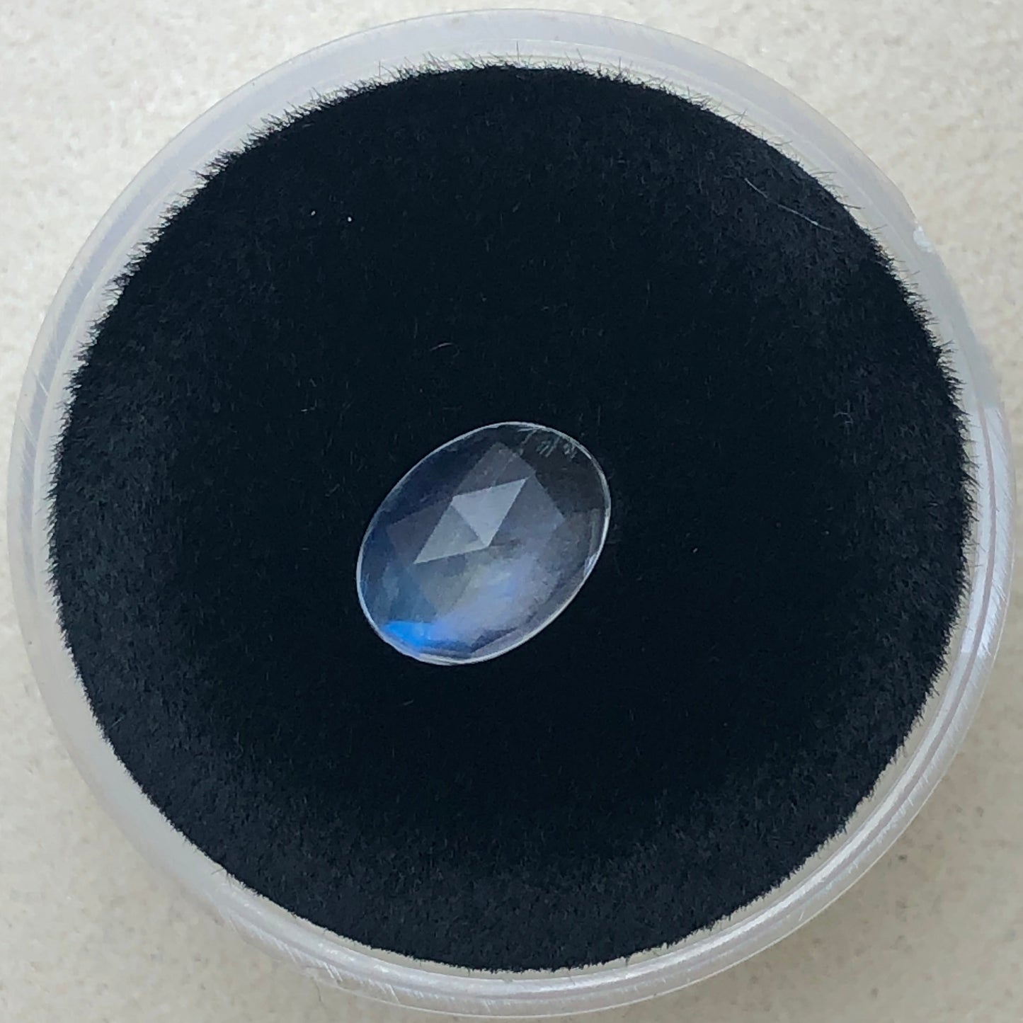Faceted Oval Moonstone