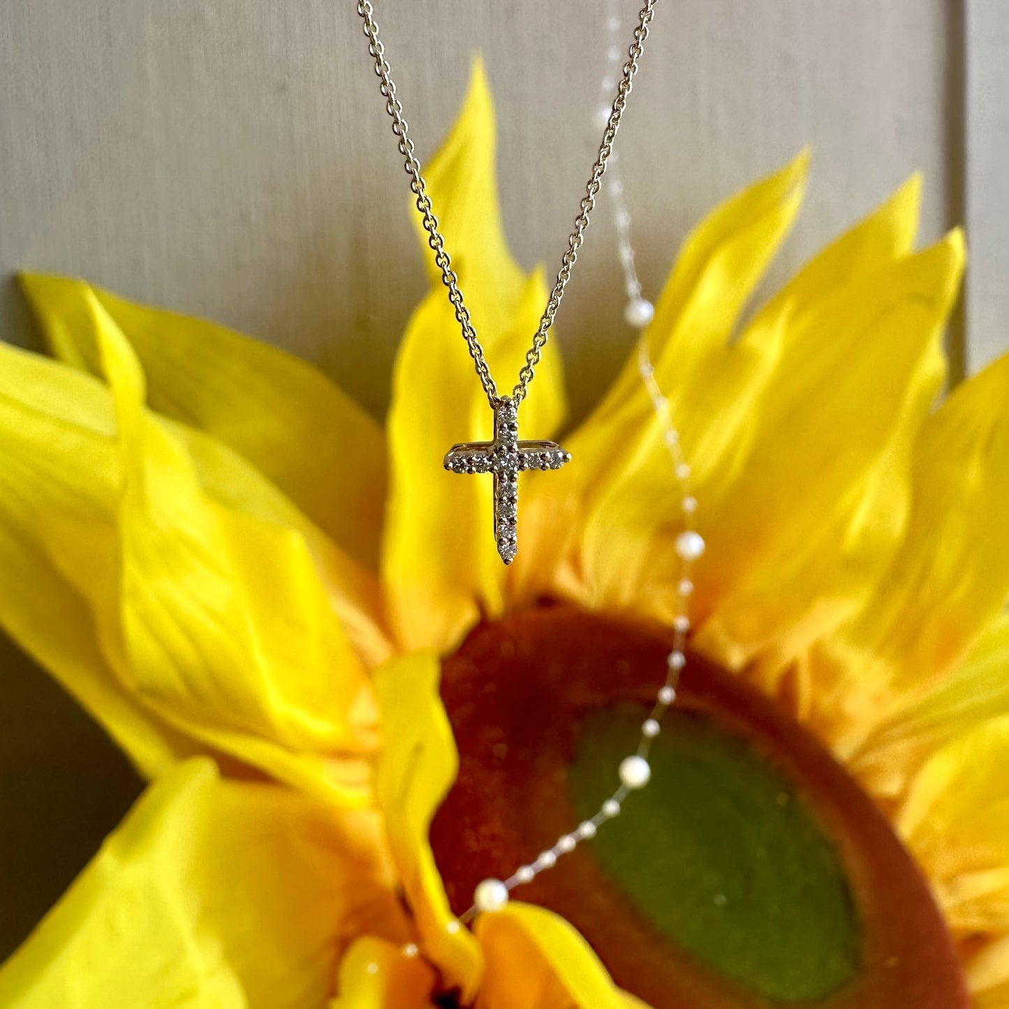 Petite Diamond Cross