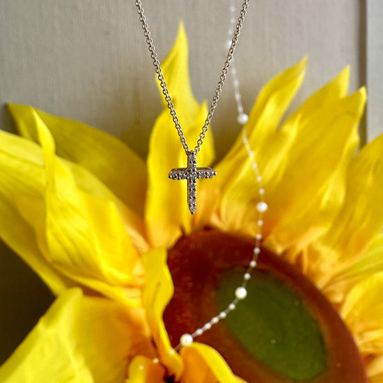 Petite Diamond Cross