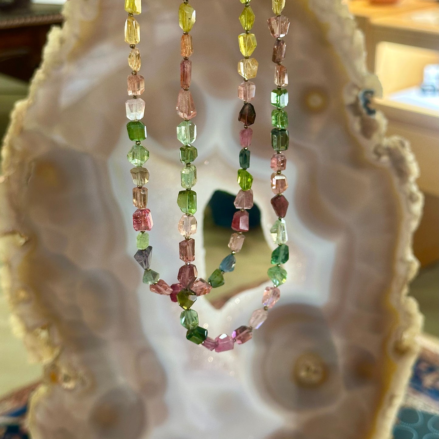 Multi-colored Tourmaline Necklace