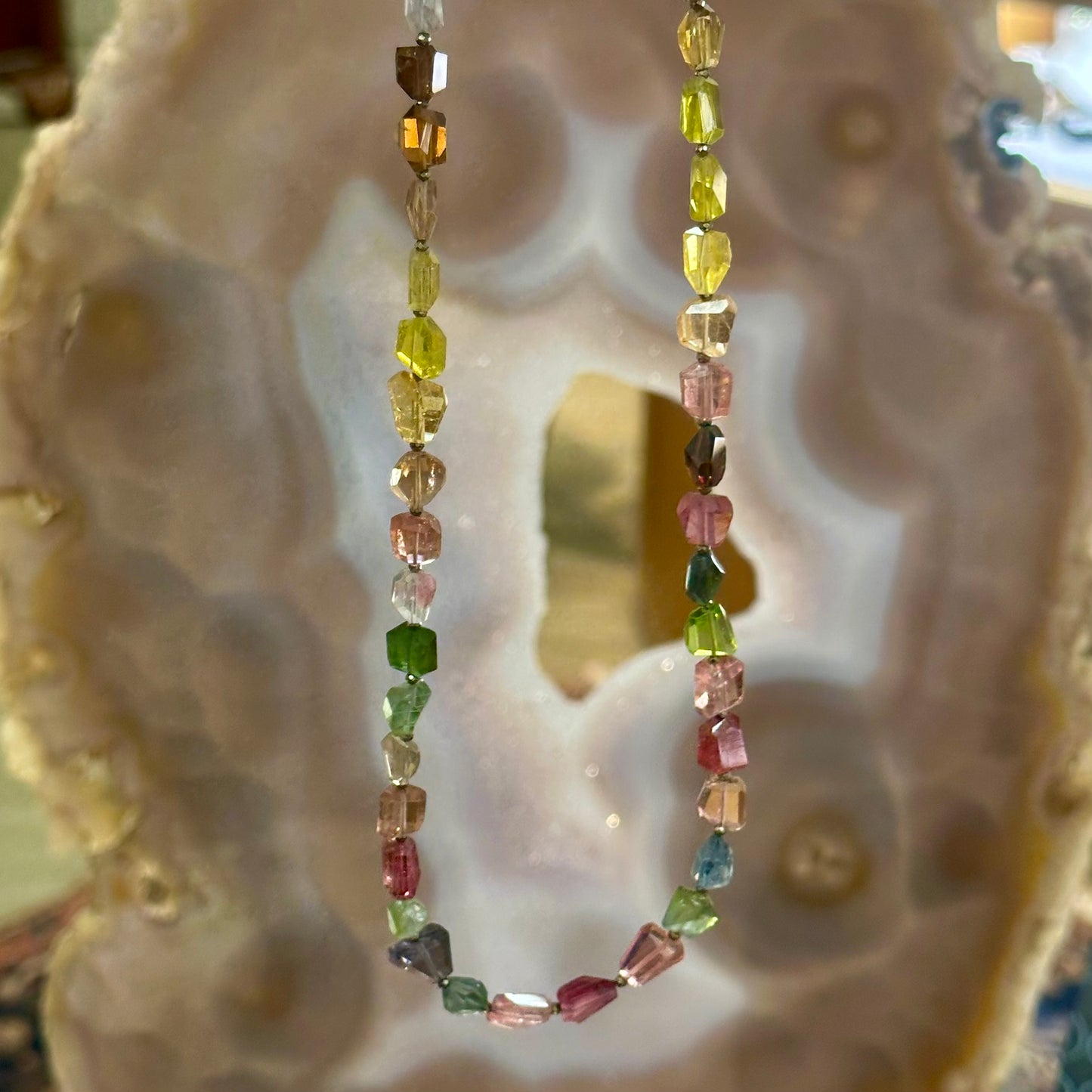 Multi-colored Tourmaline Necklace