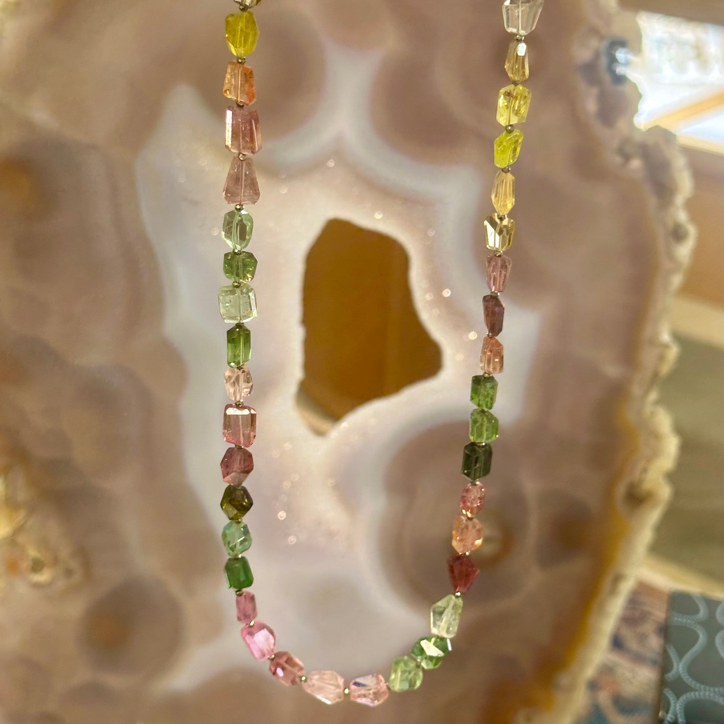 Multi-colored Tourmaline Necklace