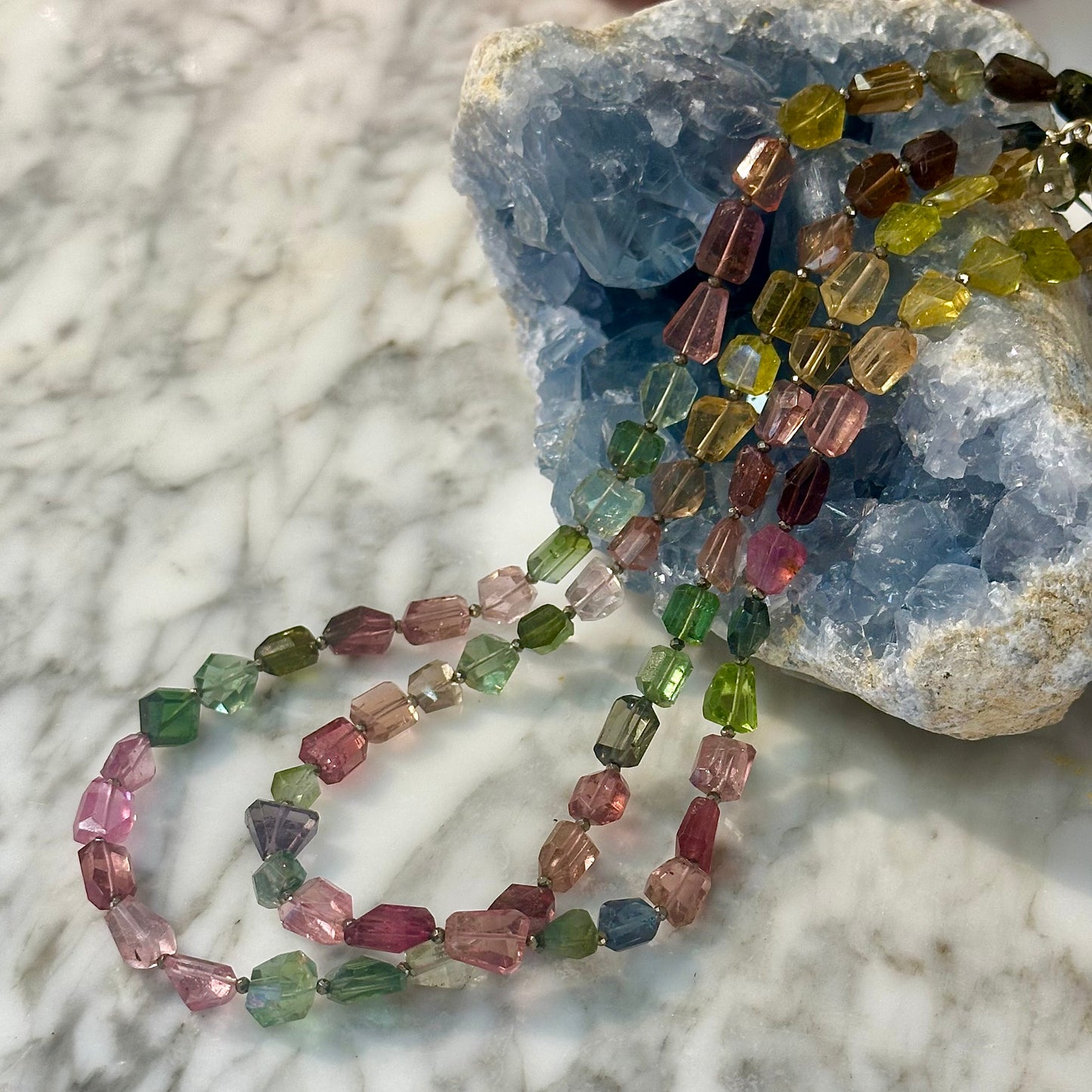 Multi-colored Tourmaline Necklace