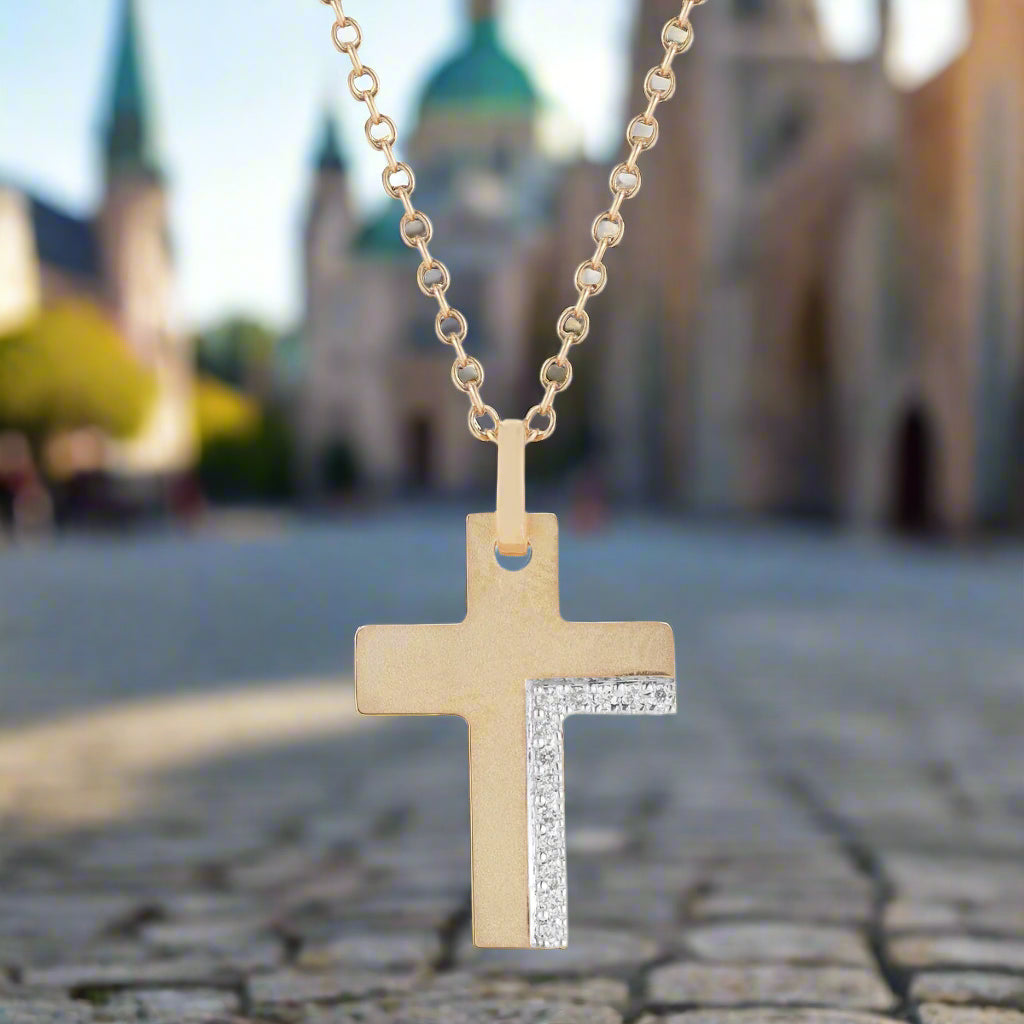 Matte Diamond Cross