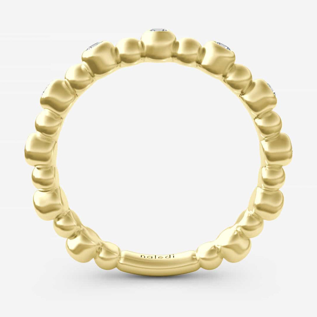 "Bari" Diamond Bezel Band