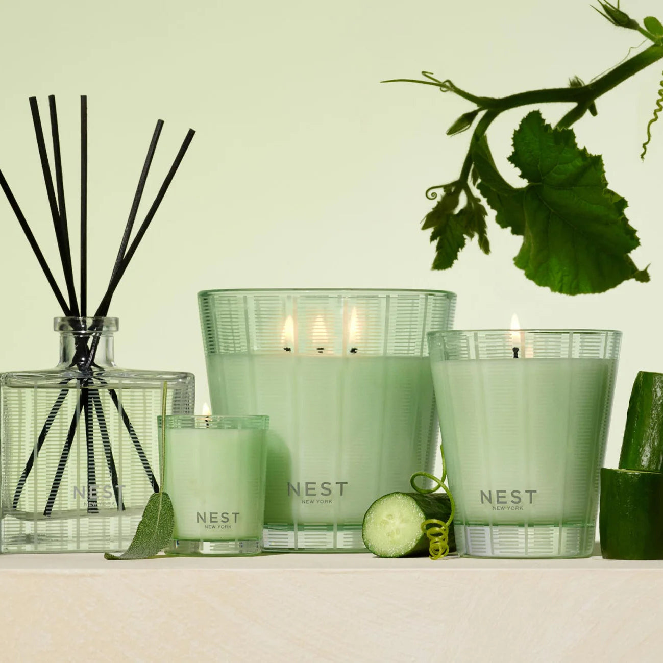 Cucumber & White Sage Candle