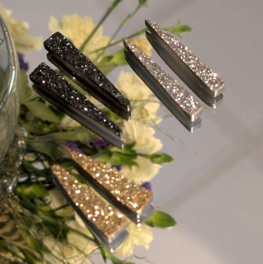 Drusy 'Spike' Pairs