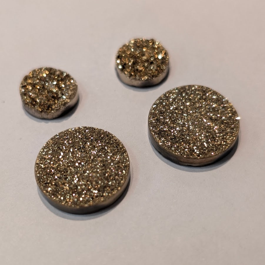 Round Drusy Pairs