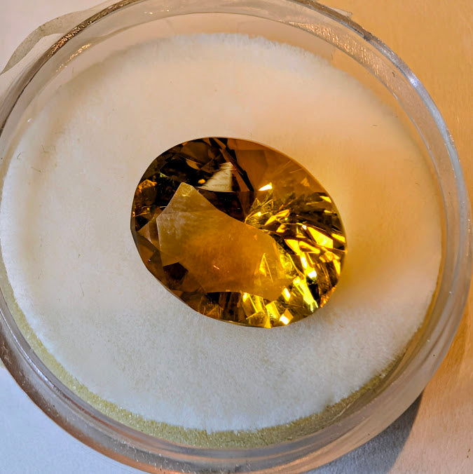 Oval Citrine