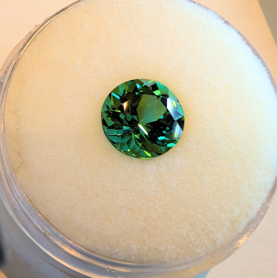 Round Green Tourmaline