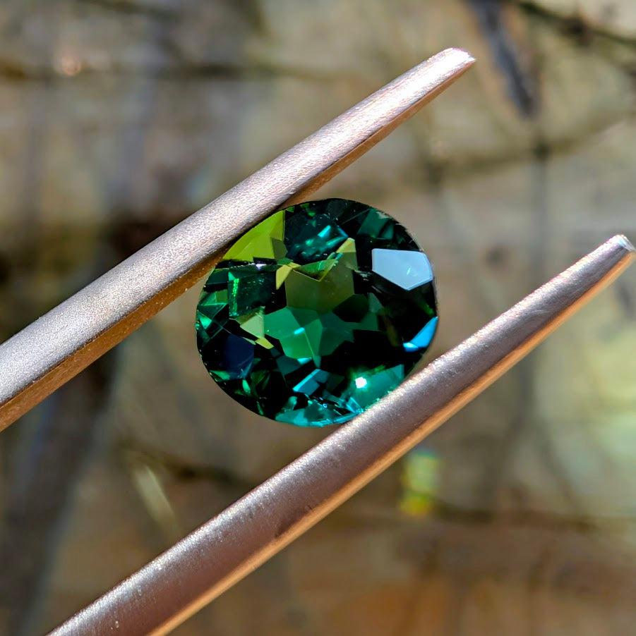 Oval Green Tourmaline