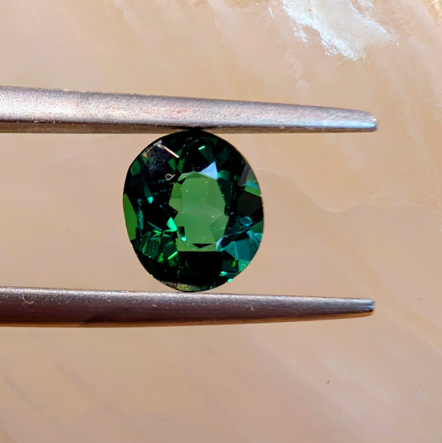 Oval Green Tourmaline
