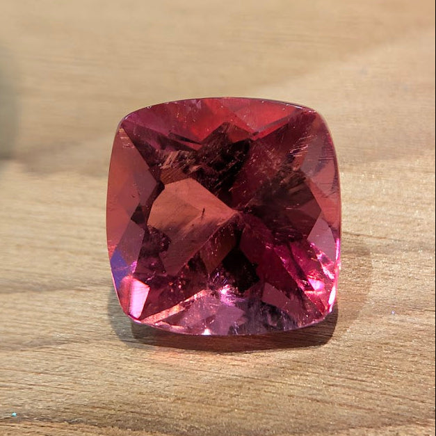 Cushion Cut Pink Tourmaline  1.80ct