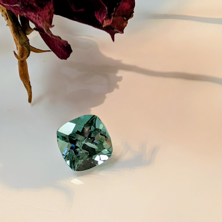 Blue Green Tourmaline  0.80ct