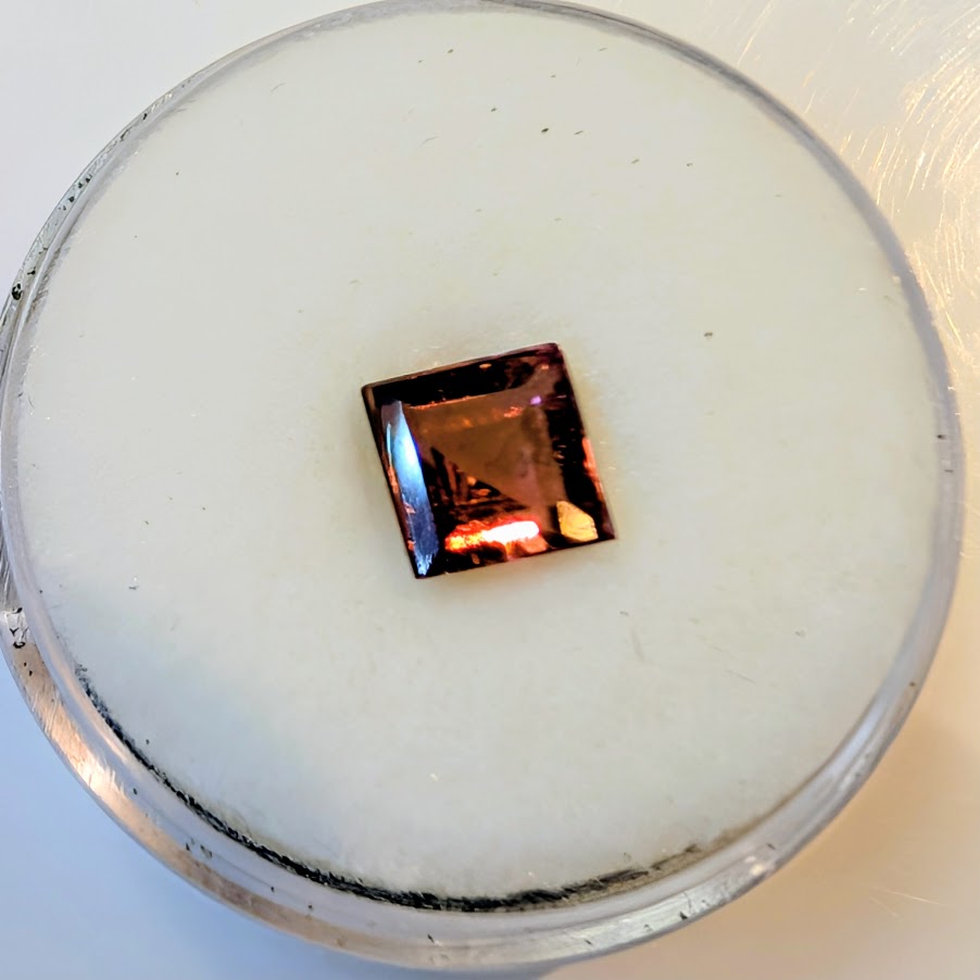 Square Pink Tourmaline  1.22ct