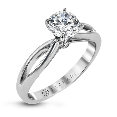 Photo of "Amelia" Engagement Ring in a decorative scene, designed by , available at Plumb Gold & Plumb Silver