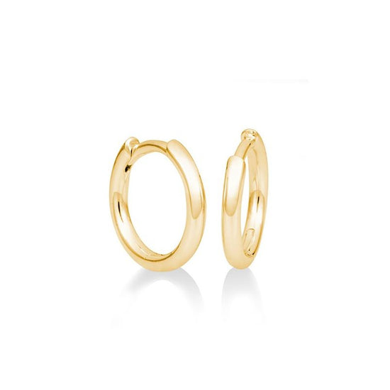 Photo of Classic Hinged Hoop in a decorative scene, designed by , available at Plumb Gold & Plumb Silver
