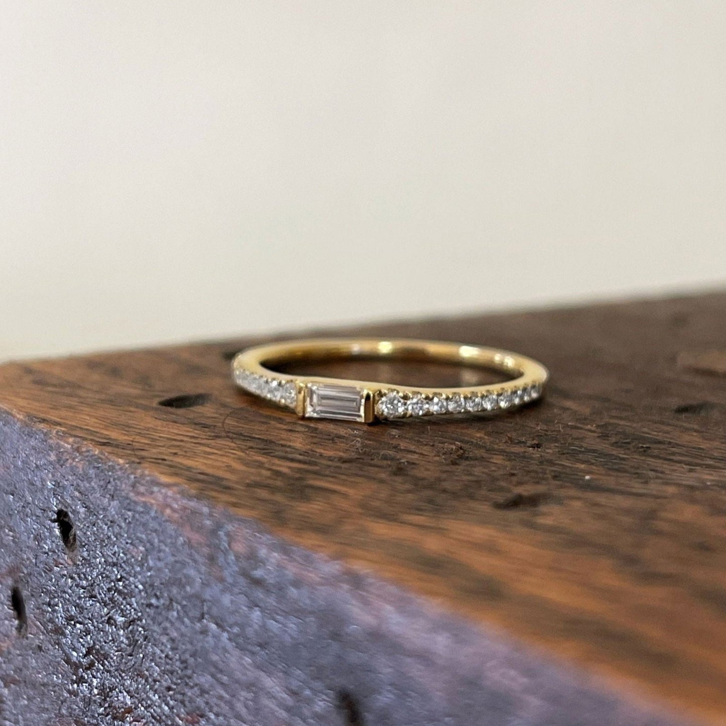 Photo of Diamond Band in a decorative scene, designed by , available at Plumb Gold & Plumb Silver