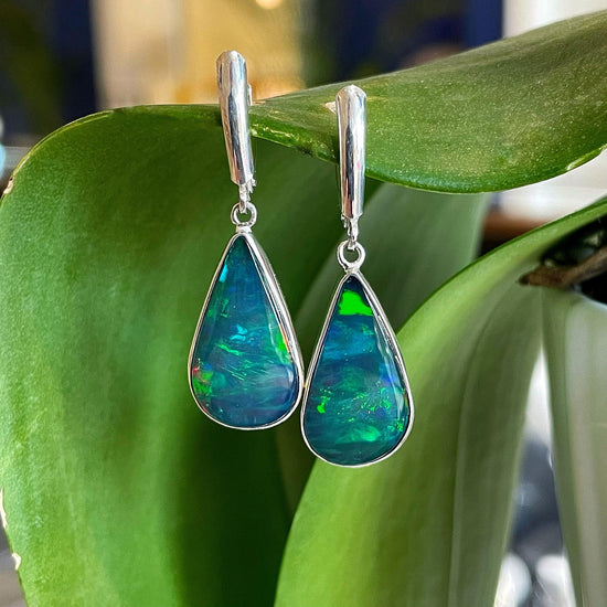 Large Teardrop Opal Dangles