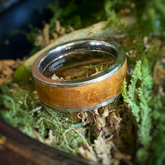 Titanium Hardwood Band