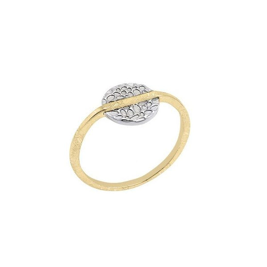 Load image into Gallery viewer, Photo of “Kymbal” Ring in a decorative scene, designed by , available at Plumb Gold &amp;amp; Plumb Silver
