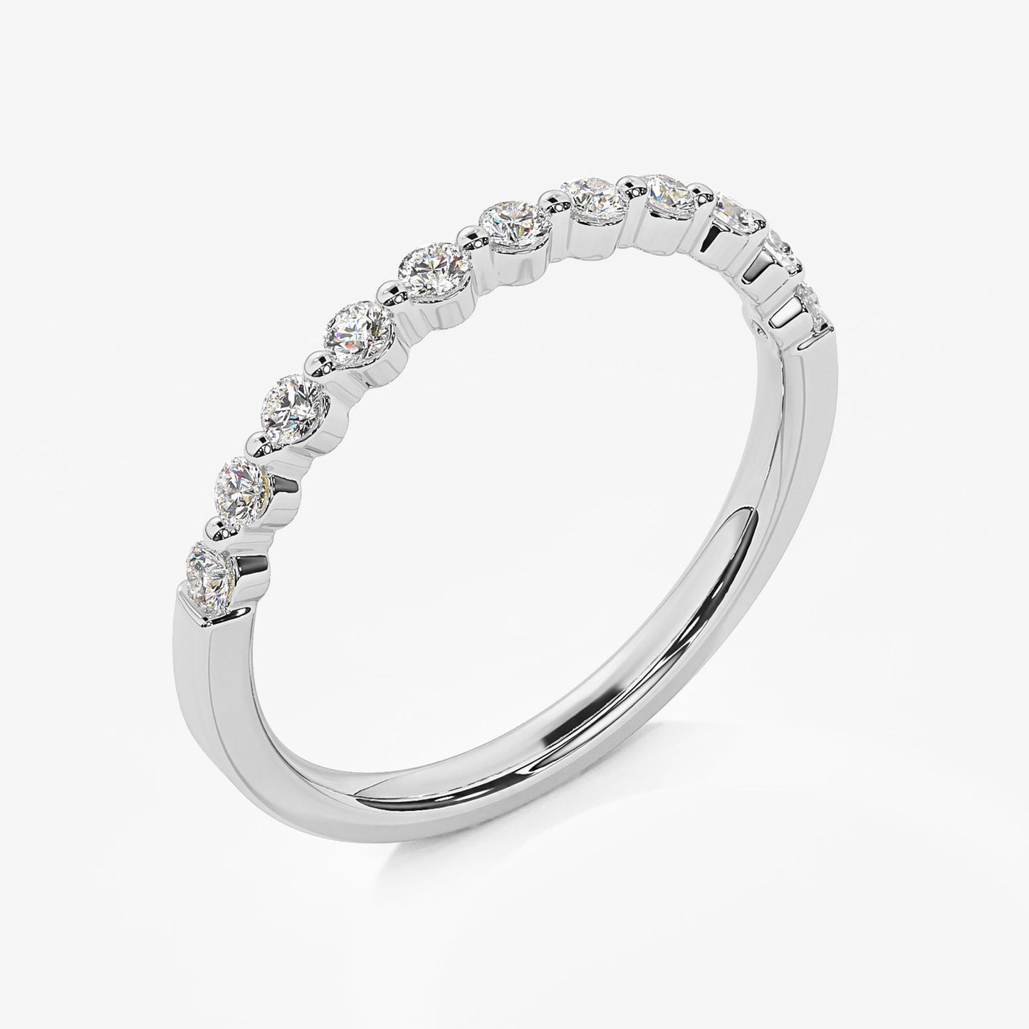 Photo of "Mira" band in a decorative scene, designed by , available at Plumb Gold & Plumb Silver
