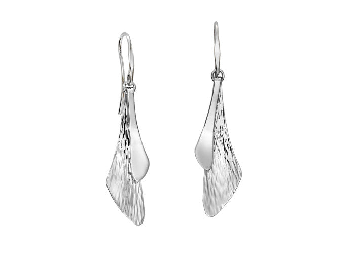 Photo of "Samara" Earrings in a decorative scene, designed by , available at Plumb Gold & Plumb Silver