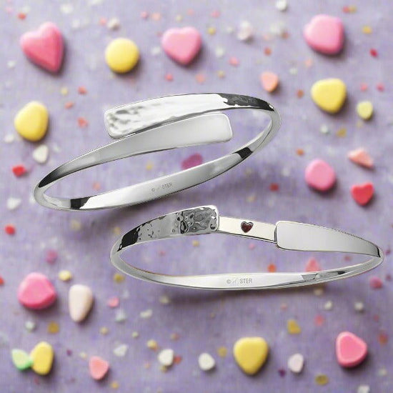 Photo of "Secret Heart" Bracelet in a decorative scene, designed by , available at Plumb Gold & Plumb Silver