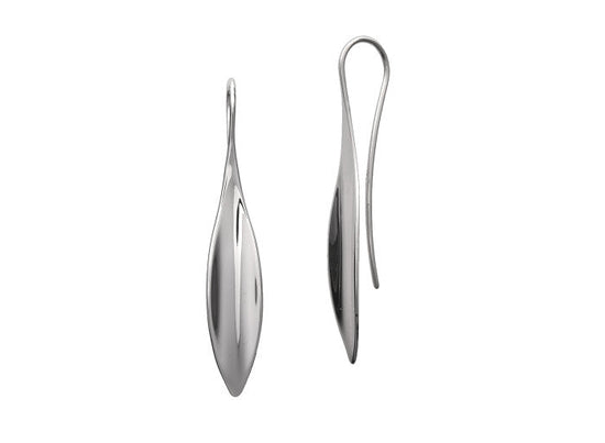 Photo of "Willow" Earrings in a decorative scene, designed by , available at Plumb Gold & Plumb Silver