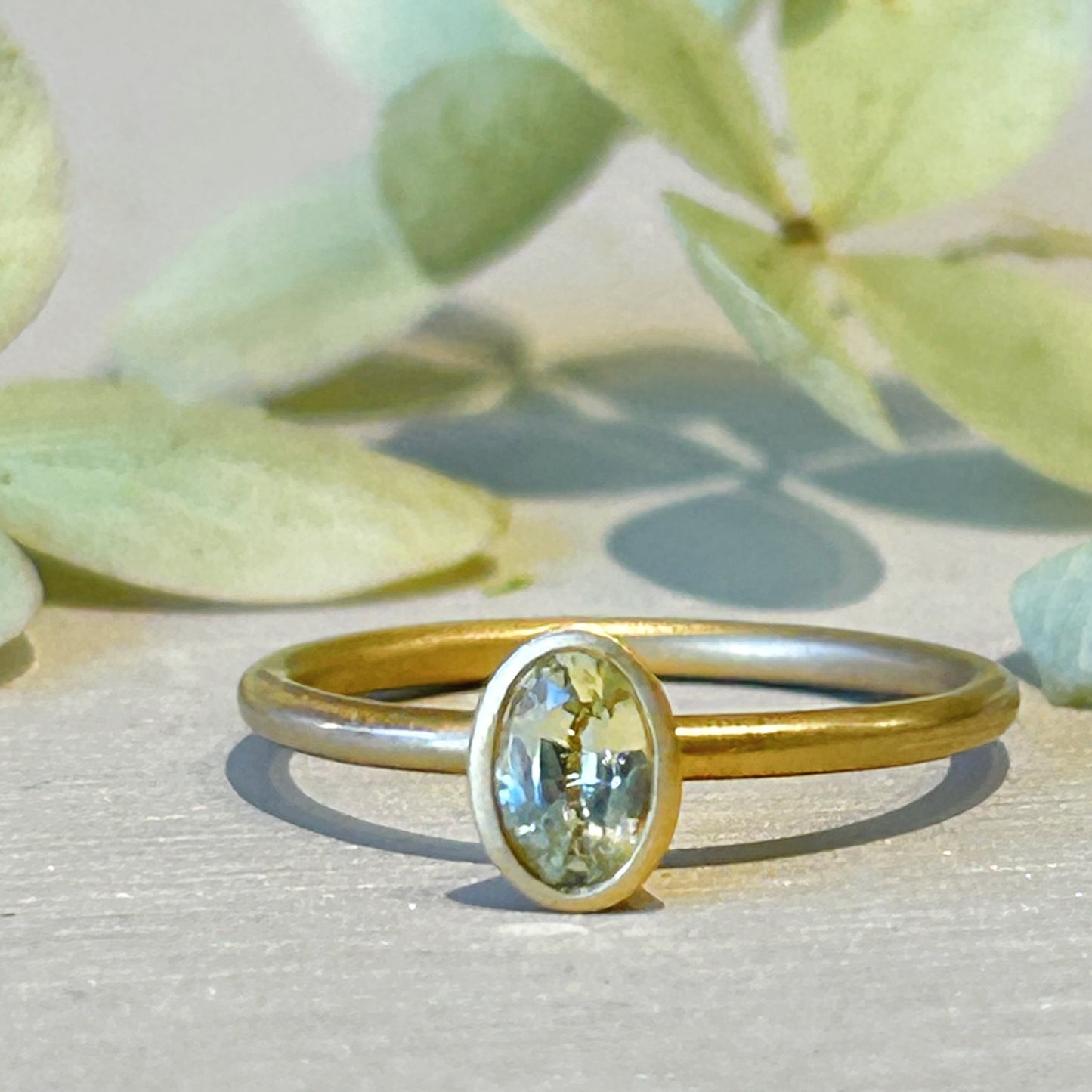 Oval yellow Sapphire Yum Drop