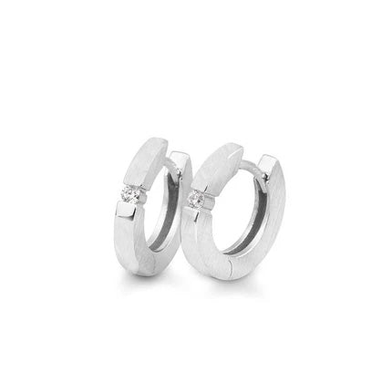 Channel Solitaire Huggie Hoops