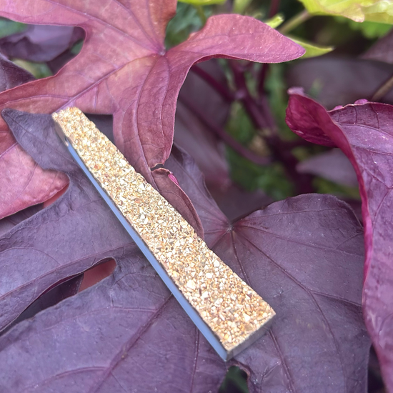 18K Plated Druzy Pendant