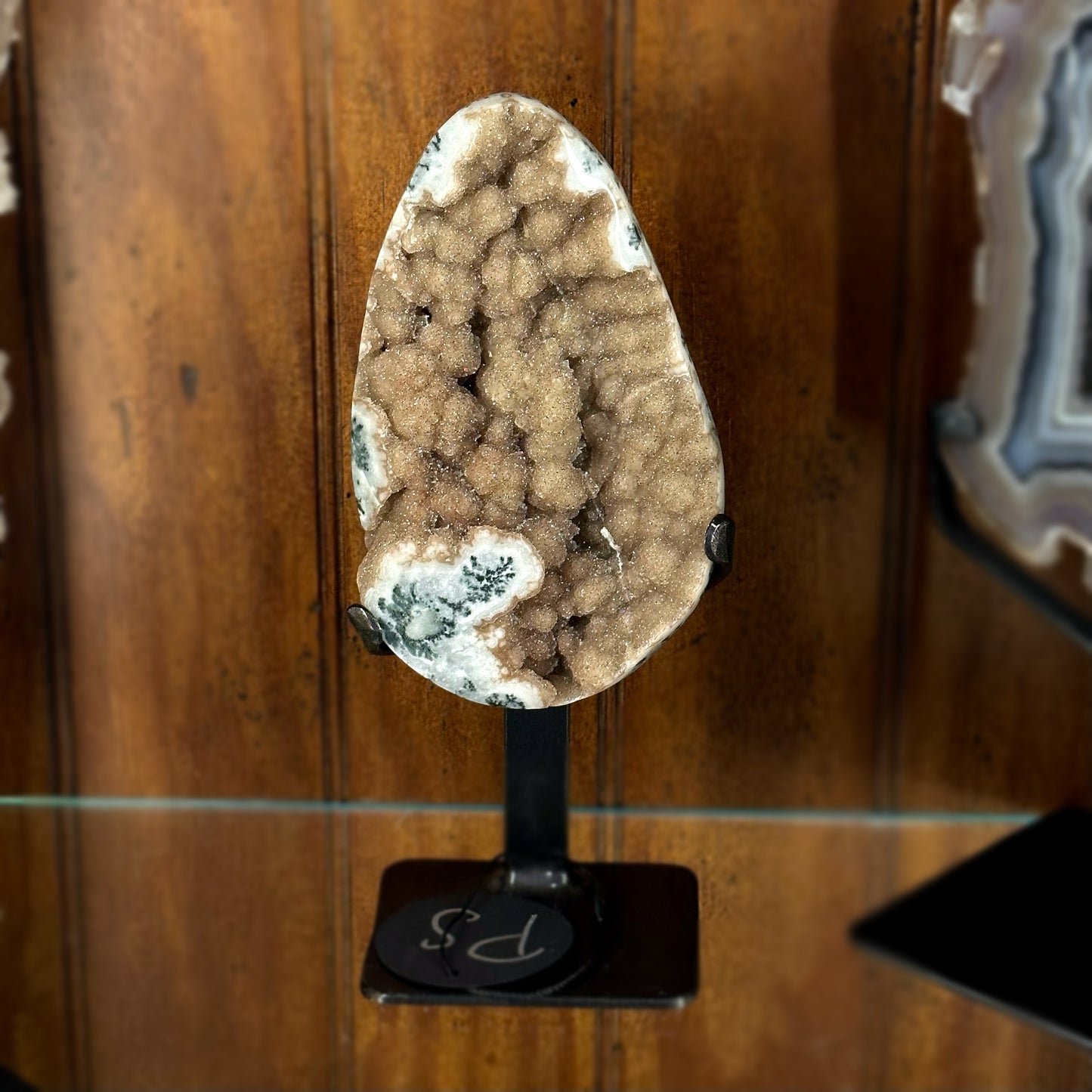 Light Mocha Druzy Geode