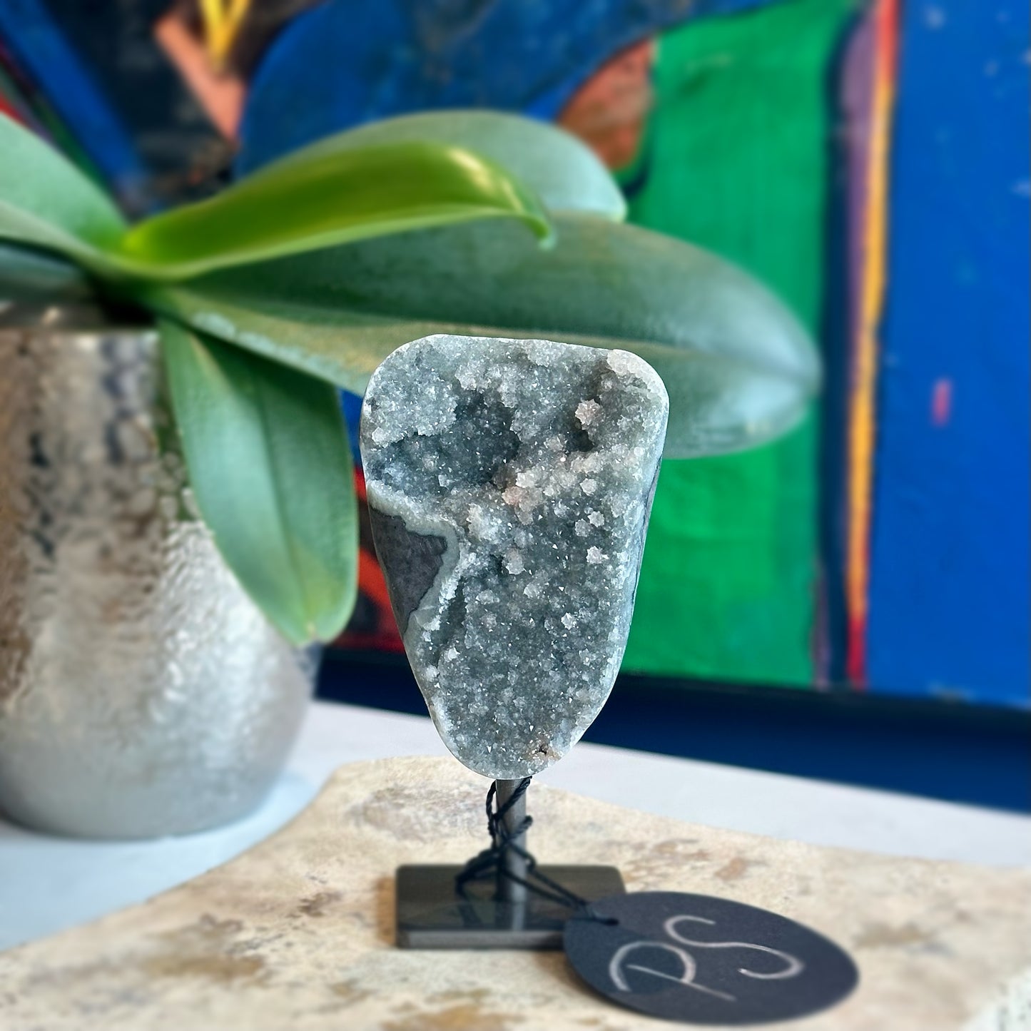 Mini Geode on Stand