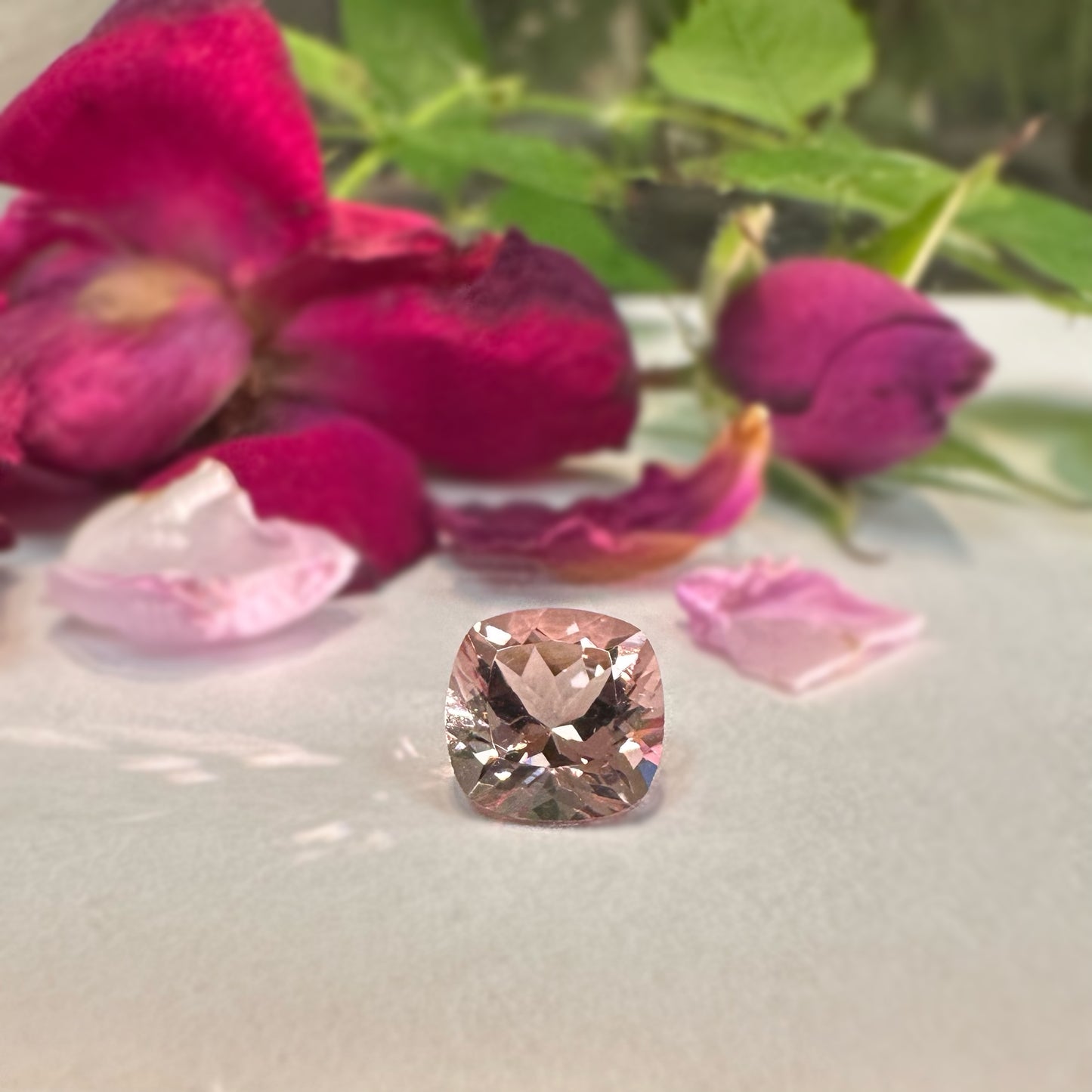 Morganite Cushion, 1.85ct