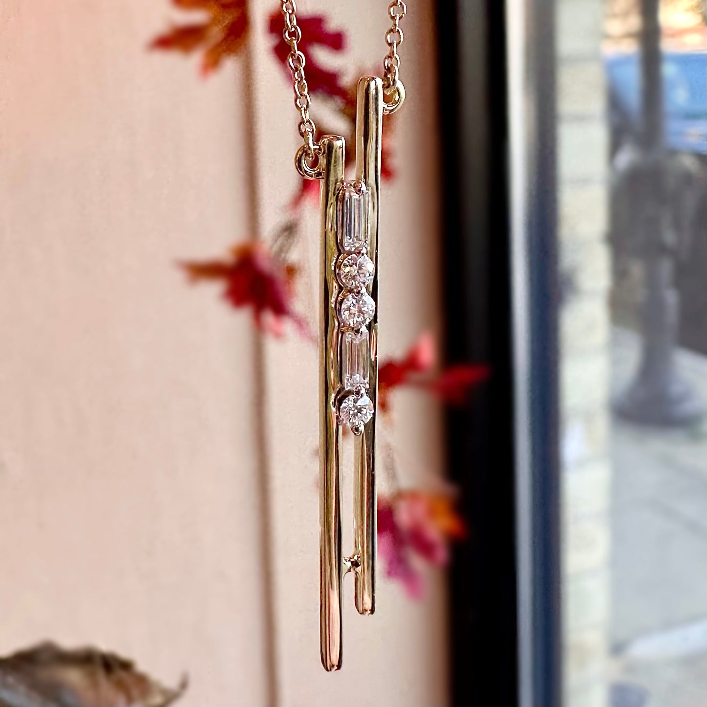 Diamond Linear Pendant