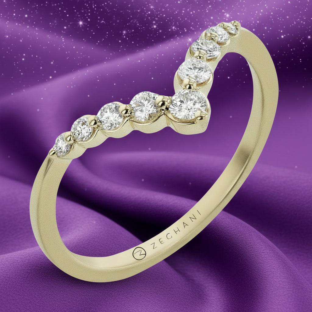 Diamond Graduated Contour Band