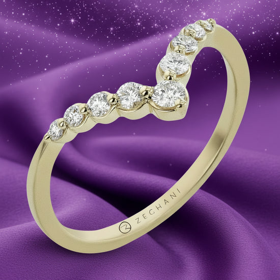Diamond Graduated Contour Band
