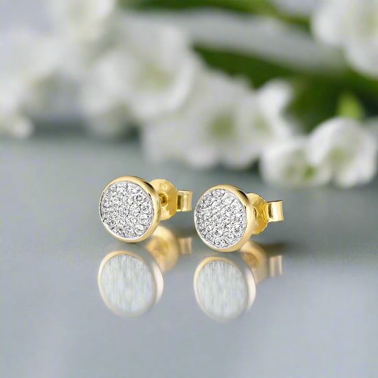 Breuning Diamond Cluster Studs