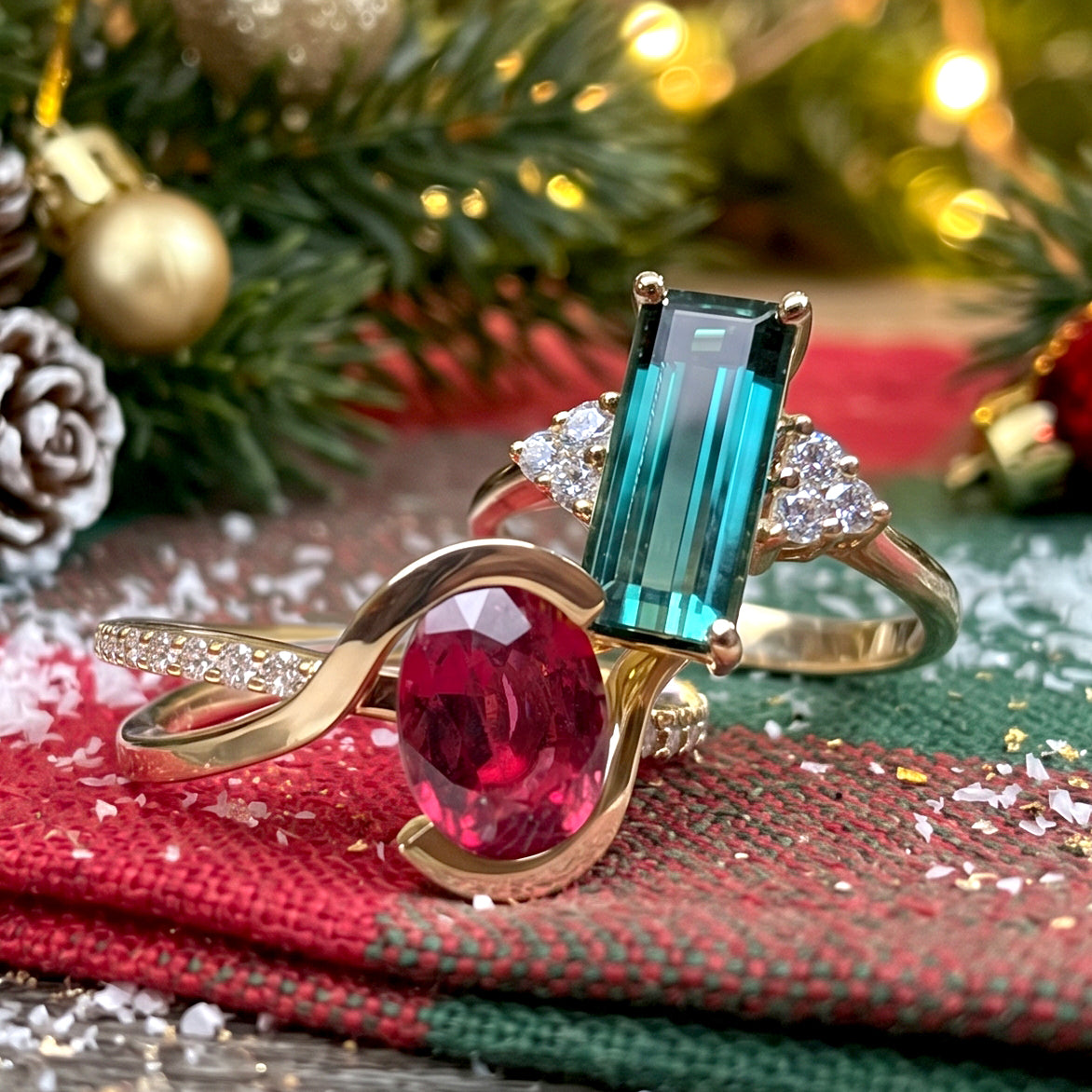 "Zoe" Red Spinel Ring